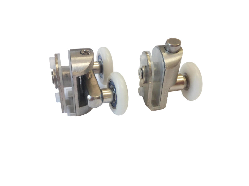 RC87 - 24x6 - Coppia Supporti in metallo satinato
