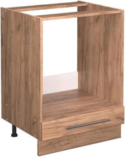 Mobile per forno da incasso Fame-Line, Quercia dorata, 60 cm senza piano di lavoro, per la combinazione con altri moduli della serie Fame-Line