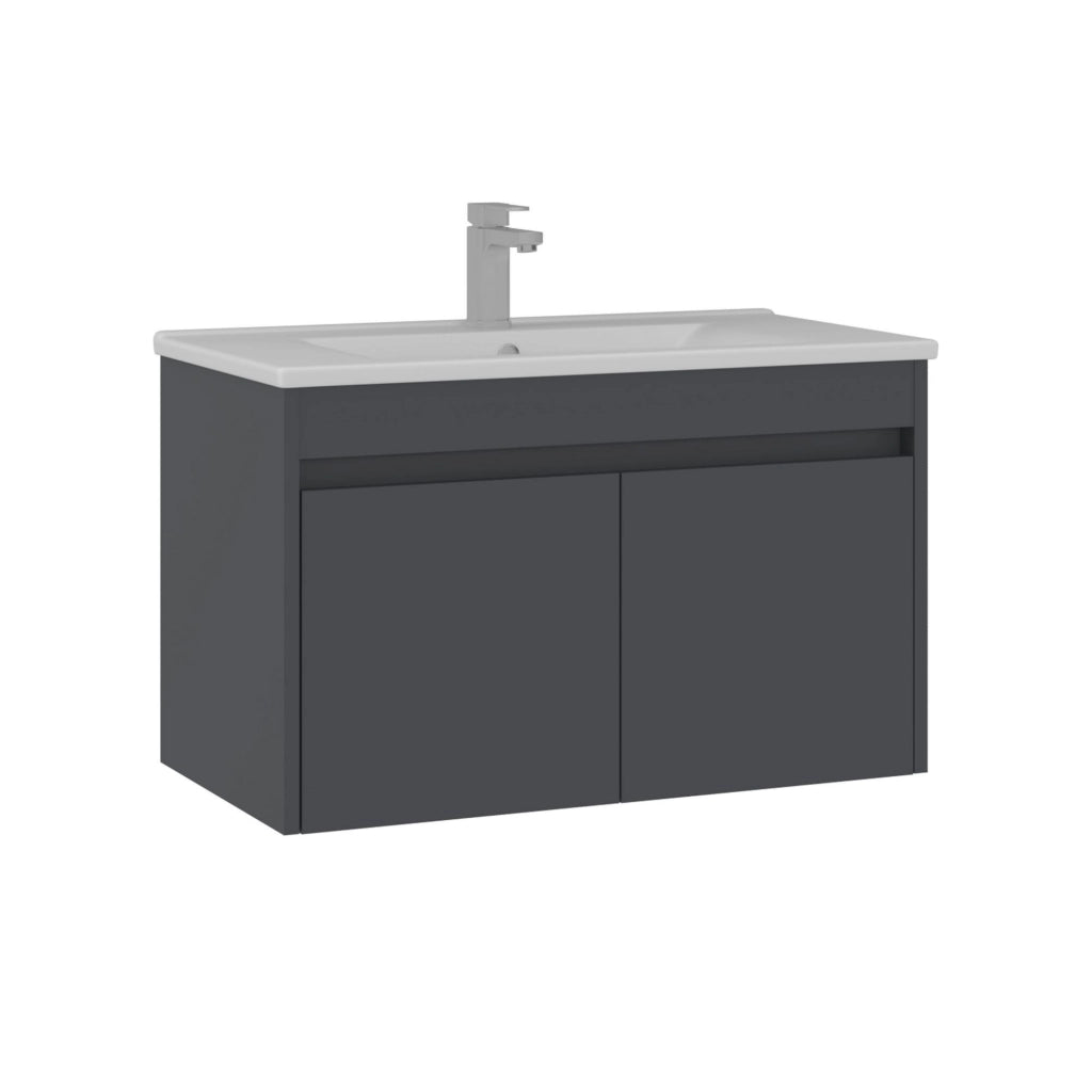 Mobile lavabo "Side 85 v2" - 85 x 45 x 52 cm - Antracite opaco