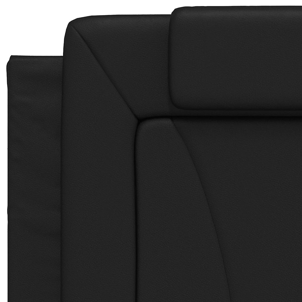 Cuscino Testiera Viana Nero 90 cm in Similpelle CFW5860142