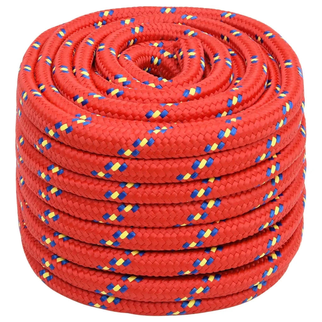 Corda | Fune per barca Rossa 20 mm 25 m in Polipropilene
