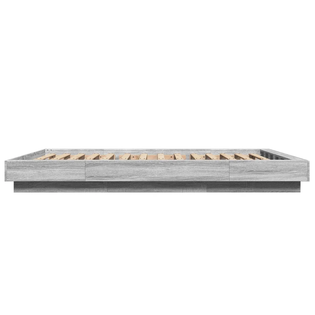 Giroletto-Struttura Letto Grigio Sonoma 140x190 cm in Legno Multistrato 907913