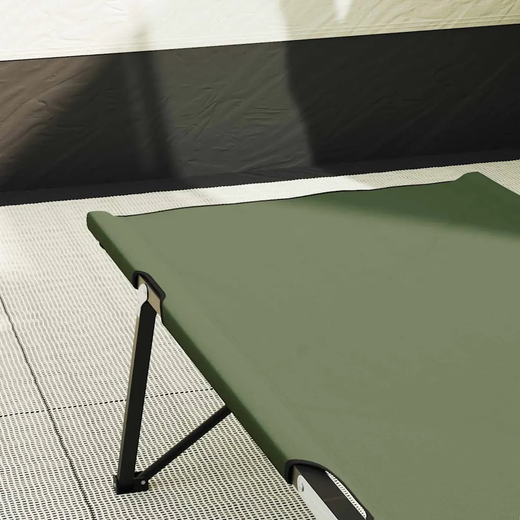 Letto da campeggio pieghevole Verde 206 x 76 x 74 cm CFW7379270