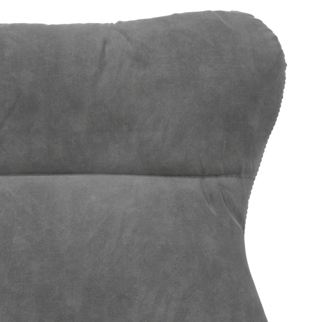 Poltrona | Sedia Relax Grigio scuro 69 x 74 x 93 cm Velluto