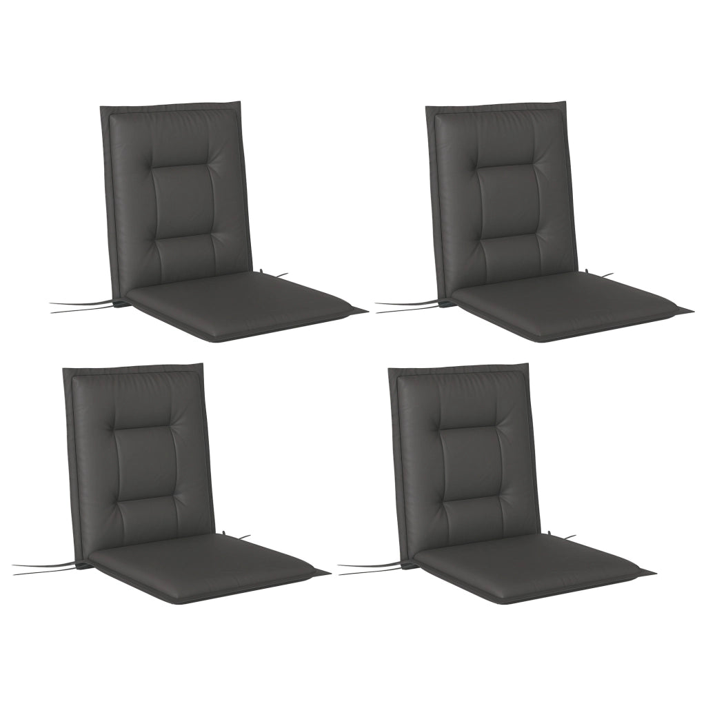 Set di 4 cuscini per sedie ¨C zephmum ¨C grigio scuro 108x50x5 cm
