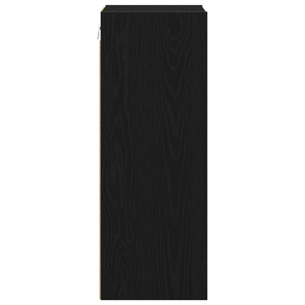 Armadio pensile Rovere Nero 30 x 29,5 x 80 cm Legno multistrato 884435