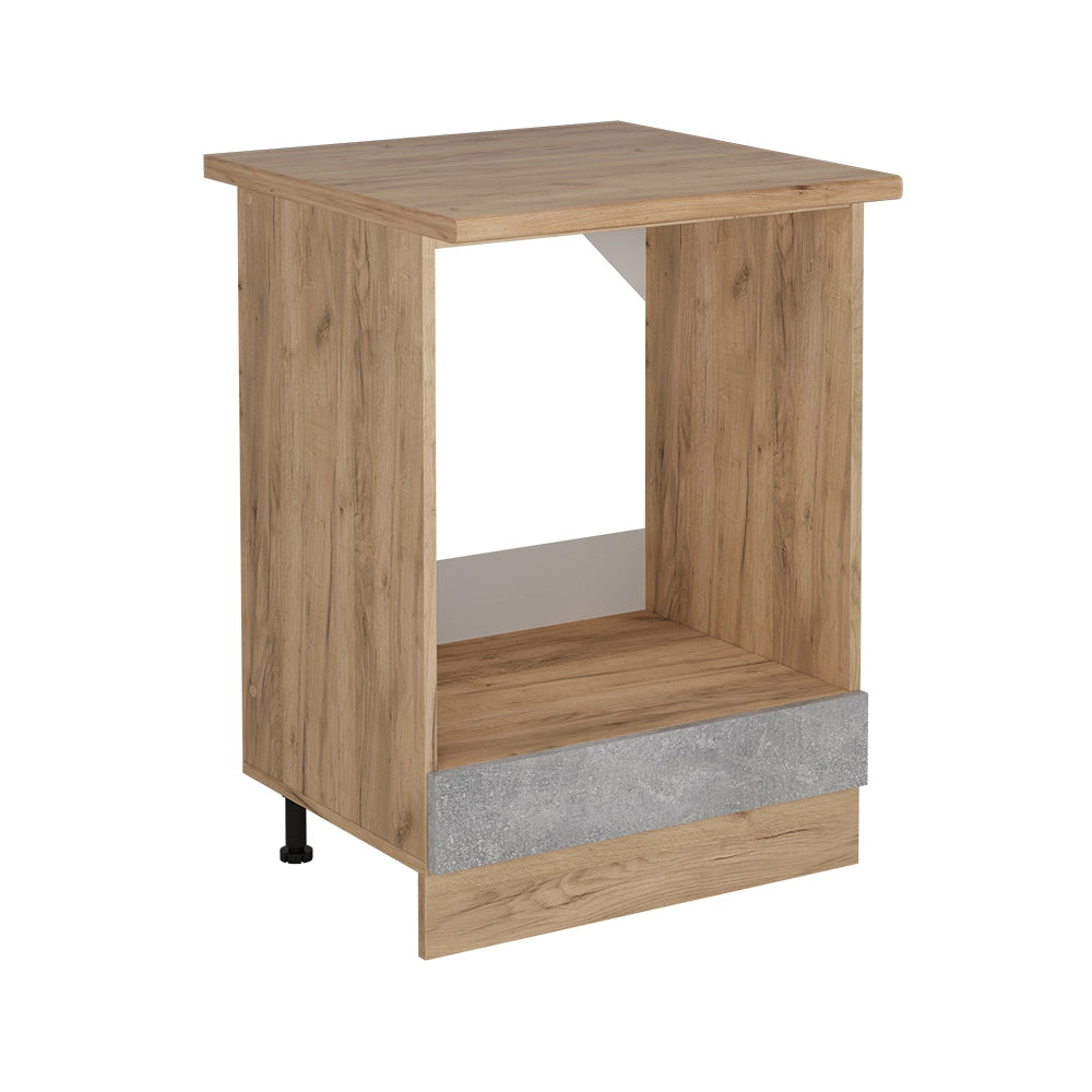 Mobile per forno da incasso R-Line Calcestruzzo/Rovere dorato 60 cm, PL Rovere Vicco