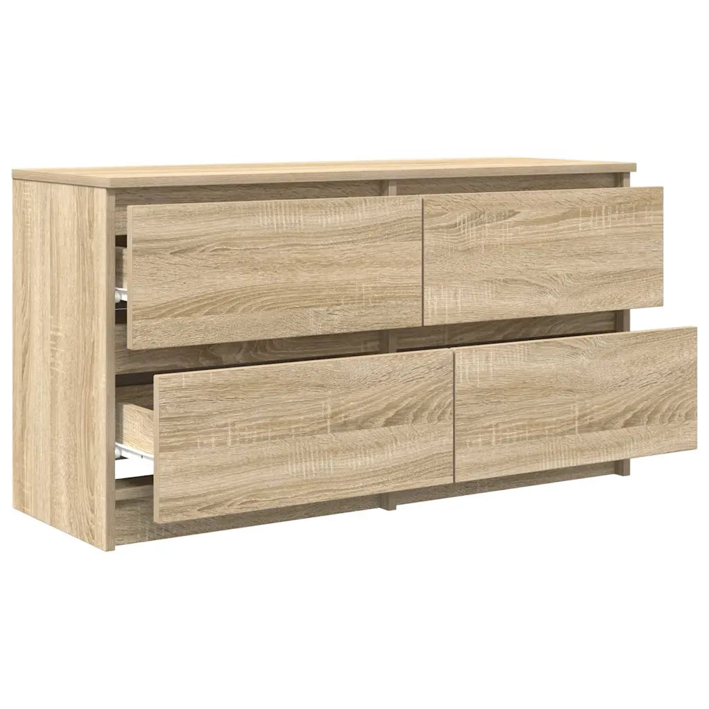 Mobile Porta TV Rovere Sonoma 100x35x54 cm in Legno Multistrato 861798