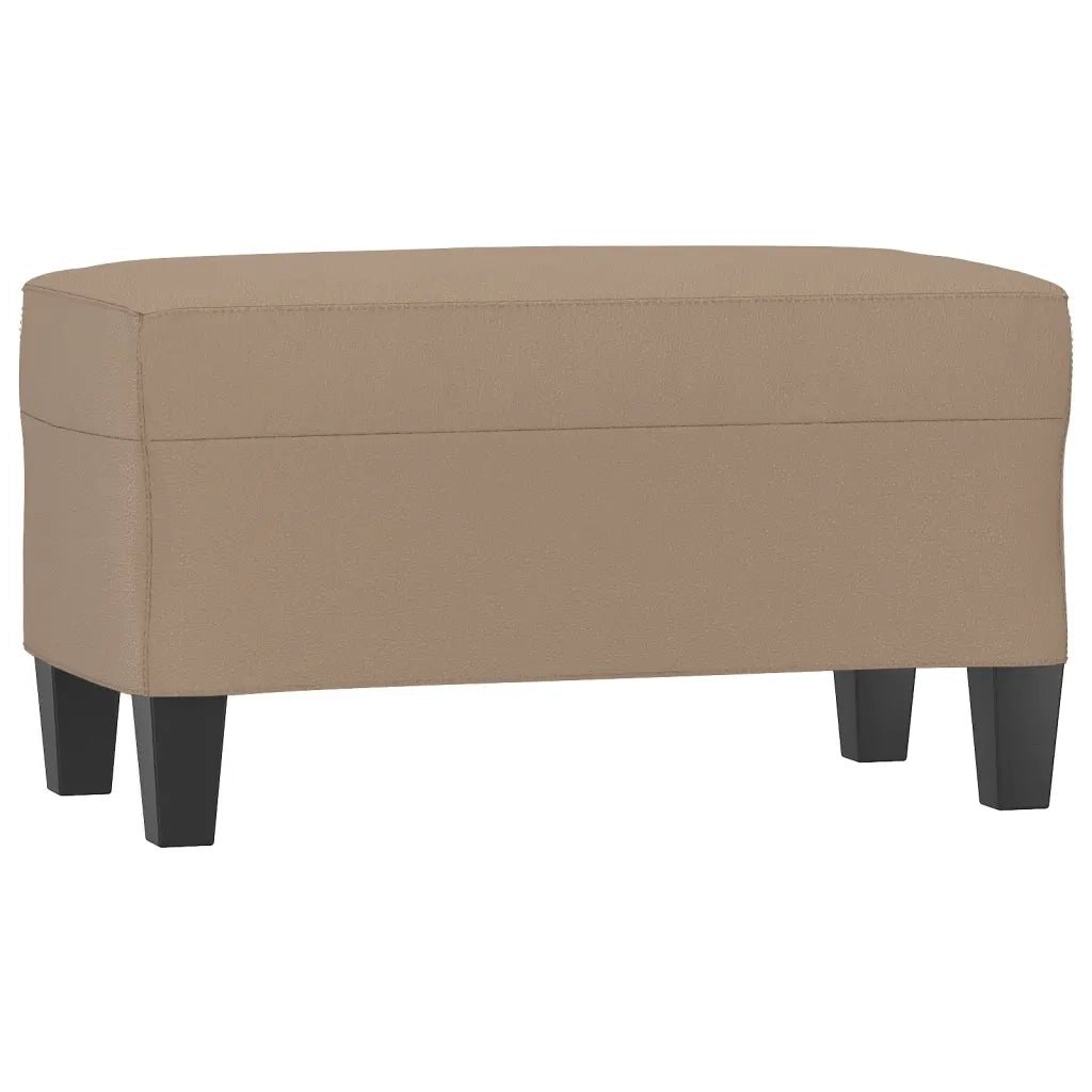Panca-Sgabello Cappuccino 70x35x41 cm in Similpelle 141279