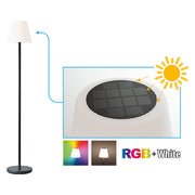 Lampada da pavimento ricaricabile 25x146,5 cm