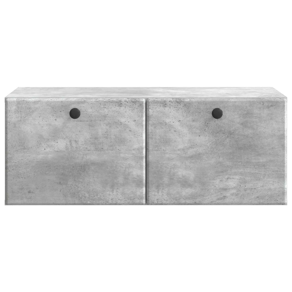Mobile Porta TV da Muro 78,5 x 41 x 30 cm Grigio Cemento 899198
