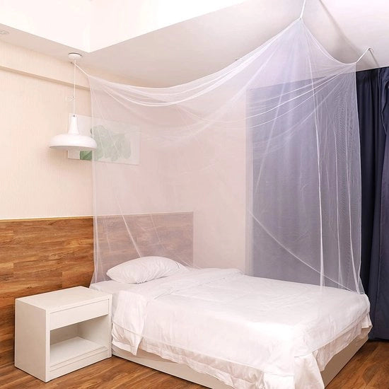 Ombrellone per lettini, Reticolo anti zanzare per lettini, 200 x 100 x 200 cm