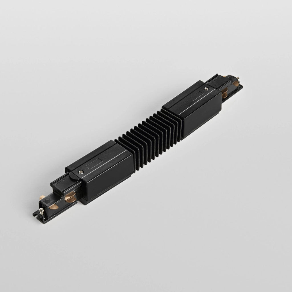 LED-RAIL-FLEX-NER CONNESSIONE FLESSIBILE LINEARE PER BINARIO TRIFASE RAIL NERO 3,78X3,44X4,2CM