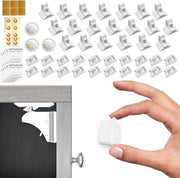 Serrature per bambini - 20 pezzi serrature magnetiche per bambini - armadi cucina e cassetti - prodotti di sicurezza per bambini - bianco.