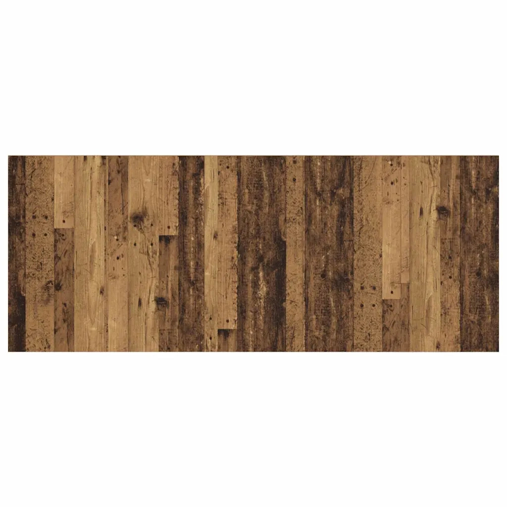 Testiera | Testata con Comodino 3 pcs Legno vecchio Legno multistrato