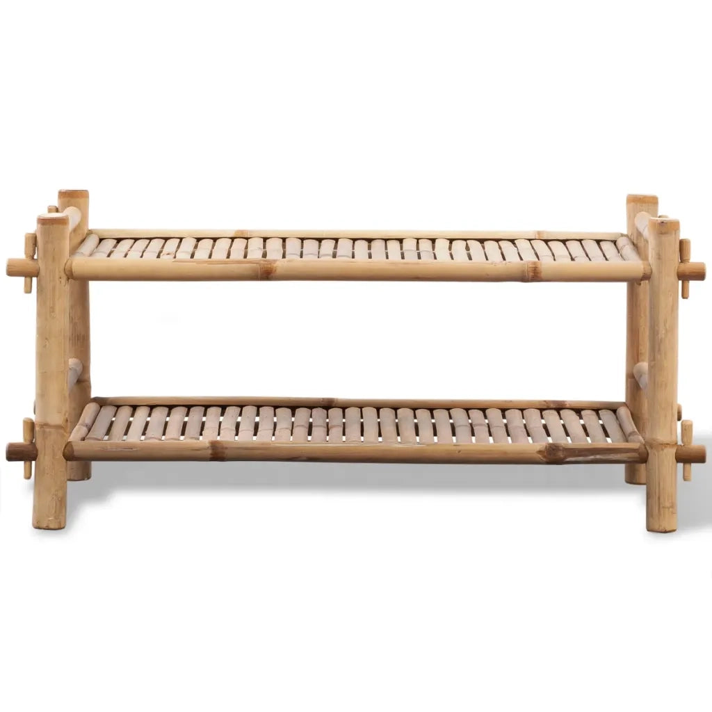 Scarpiera a 2 Livelli in Legno di BambÃ¹ cod mxl 45537