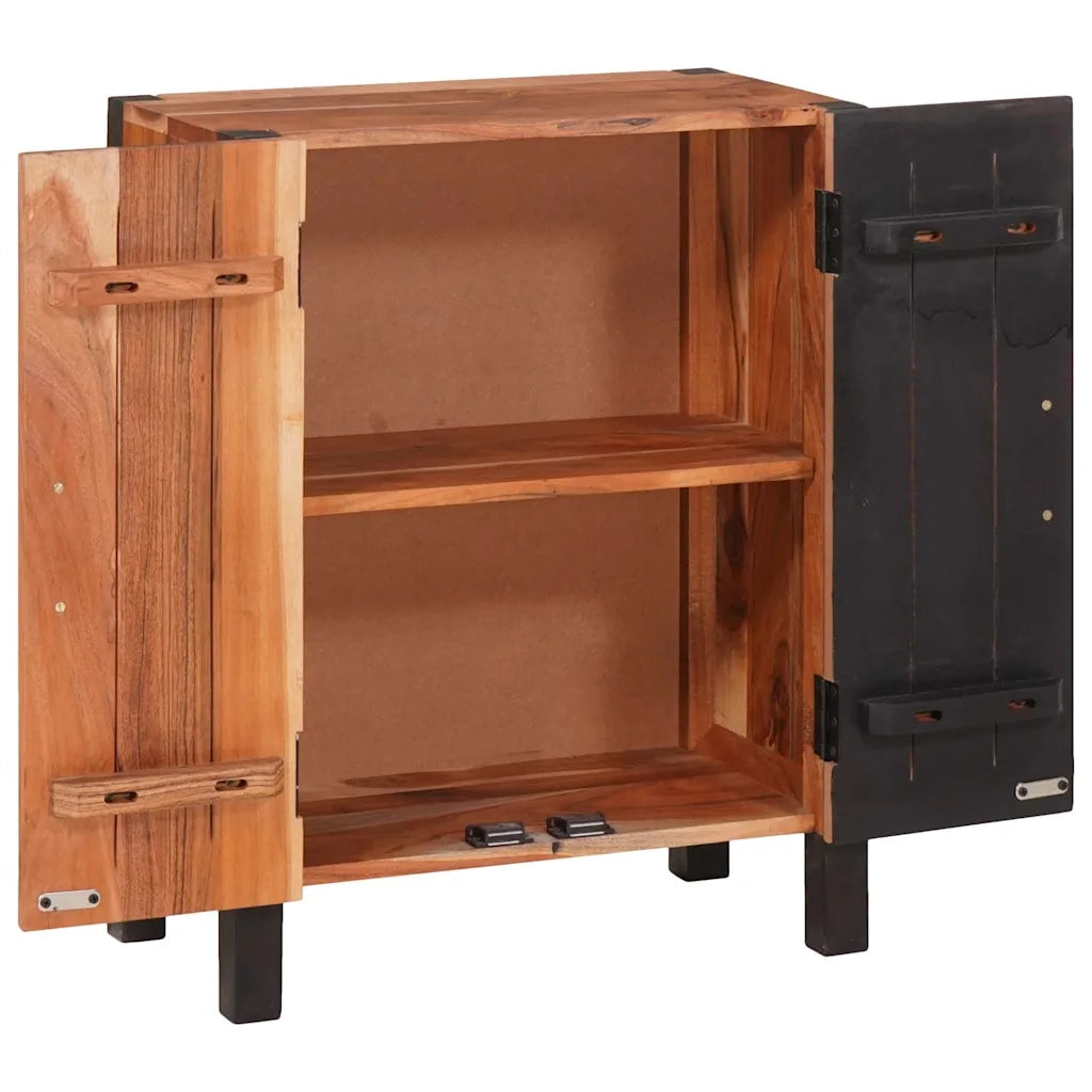 Credenza 3 pcs Marrone 55 x 30 x 75 cm Legno di Acacia Massello 3321525