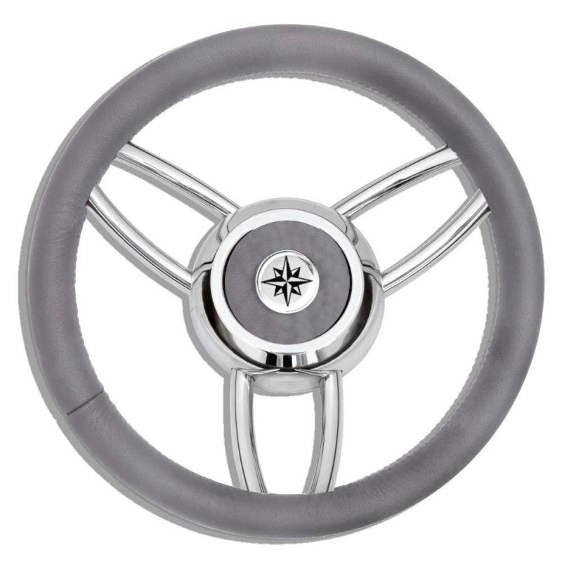 RUOTA TIMONE T26 GRIGIO Ø MM.350