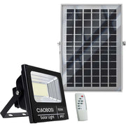 Proiettore Solare LED 150W IP67 con Pannello Remoto e Telecomando Nero trasparente Avizar