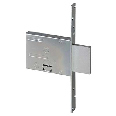 SERRATURA METALLO INFILARE 57013 CISA  B.Q ZINC F.MM 25 DM M4 H.MM 82 E.MM 52