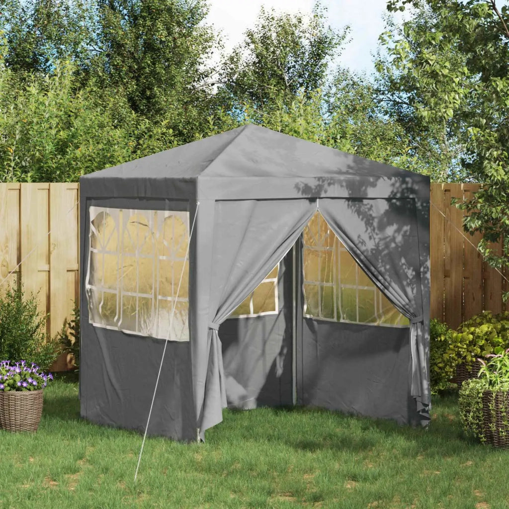 Tenda Party Grigio chiaro 200 x 200 x 240 cm PE e Acciaio 42032995