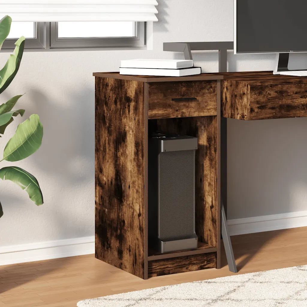 Supporto per Computer a Torre con Cassetto Rovere 35x45x77 cm CFW4141549