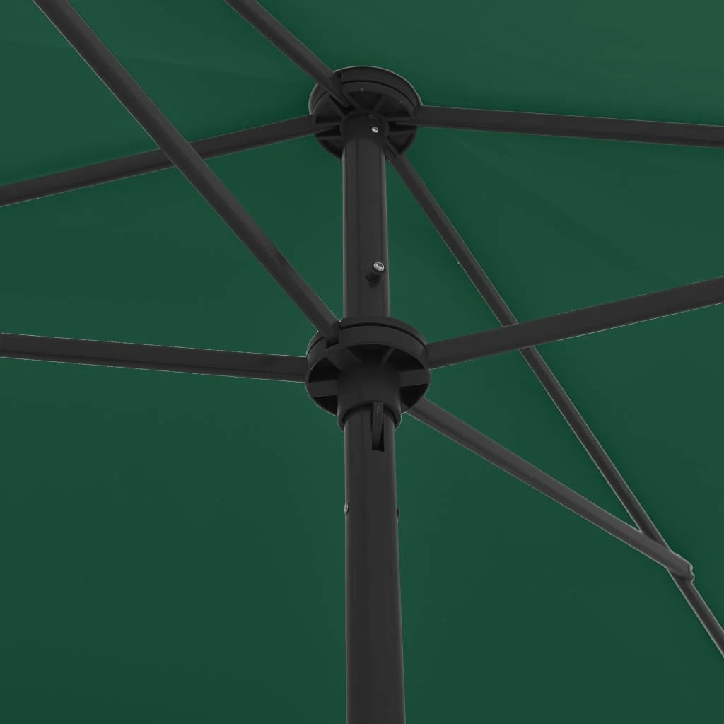 Ombrellone verde 200 x 125 cm 02_0008410