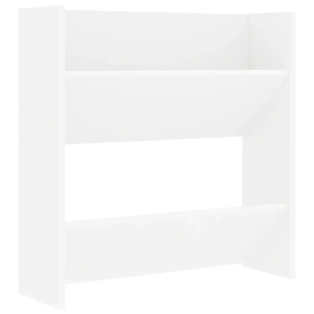 Scarpiere a Muro 4 pz Bianche 60x18x60 cm in Truciolato cod mxl 52725