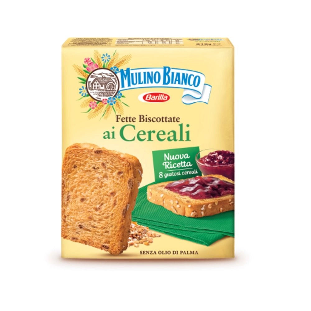Fette biscottate ai cereali mulino bianco confezione da 315 grammi