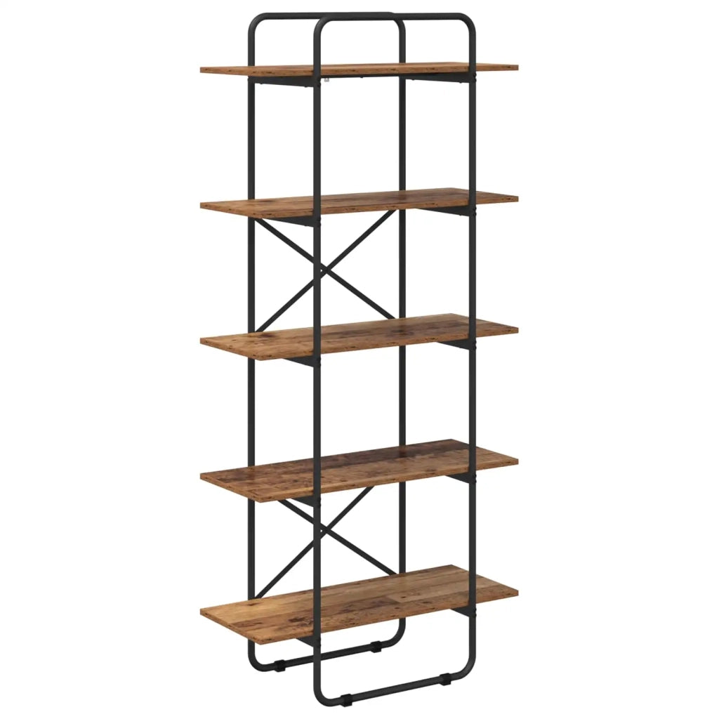 Libreria 5 livelli 60 x 35 x 175,5 cm PB Legno di quercia 8007832