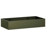 Muro di contenimento 6 pz 200 x 100 x 30 cm Acciaio Verde Oliva 3449222