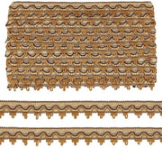 Lint gevlochten a pois 12 m - decorativo - velluto - per cucito - arredamento - accessori per abiti - 30 mm largo, 1,5 mm spesso