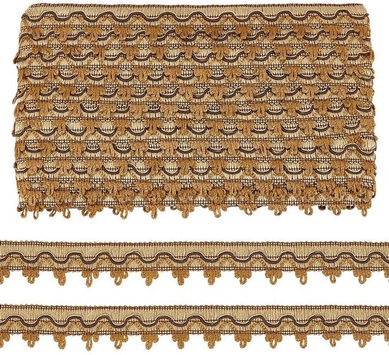 Lint gevlochten a pois 12 m - decorativo - velluto - per cucito - arredamento - accessori per abiti - 30 mm largo, 1,5 mm spesso