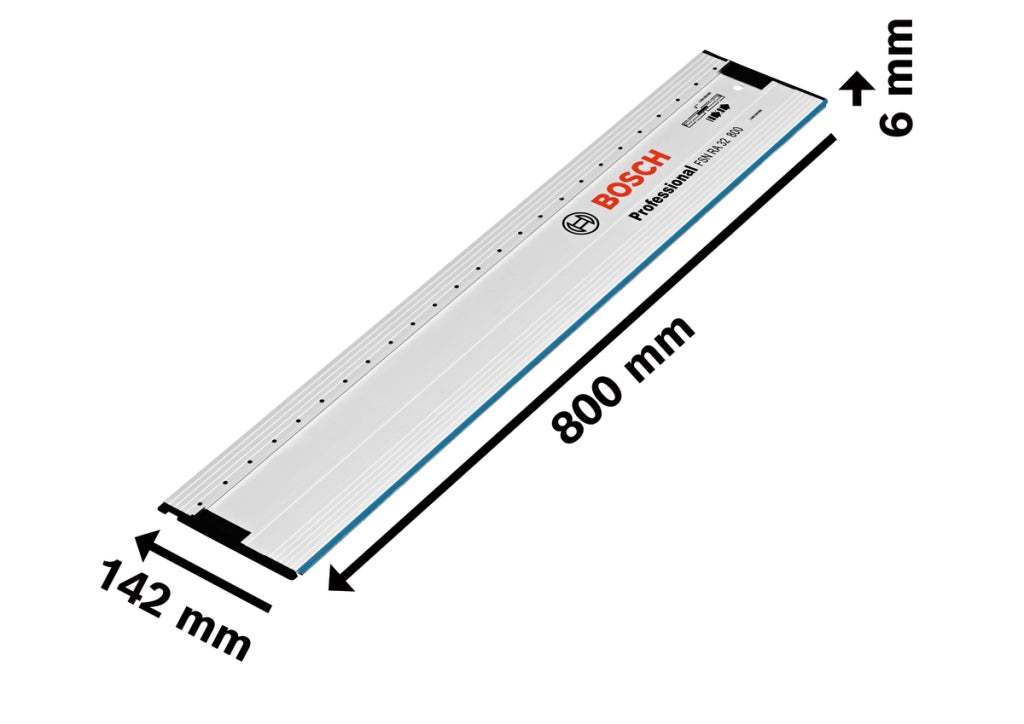 Binario di guida Bosch FSN32 800 1600Z0003V Sistema per foratura a passo 32 mm