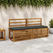 Cuscini per Panchina a 2 Pezzi SOEST 2 pz 100% Poliestere 949041