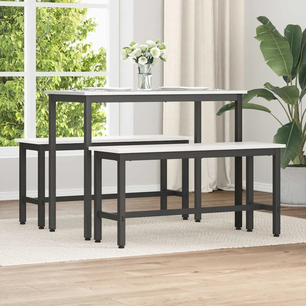 Panchina da pranzo Bianco 100 x 32,5 x 49 cm CFW5099098