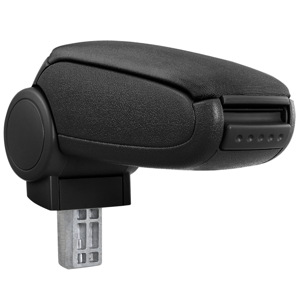 Bracciolo Centrale con Vano Portaoggetti per Auto - Renault Clio V / Clio 5 (2019) Rivestimento in Tessuto Nero [pro.tec]