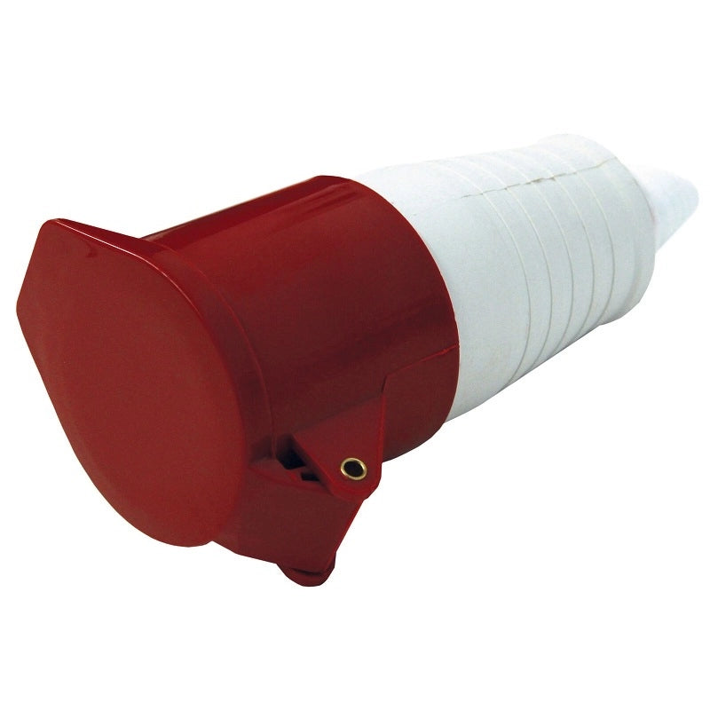 PRESA IEC 16A 3 POLI CON TERRA 380V IP44 ROSSA