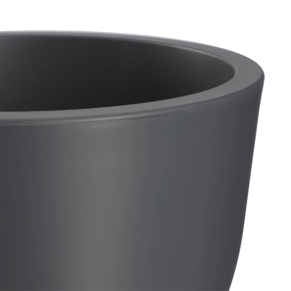Copertura per vaso da fiori KADAX, rotonda, 35 cm, grigia.