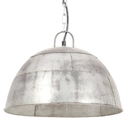 Lampada a Sospensione Vintage 25 W Argento Rotonda 41 cm E27 320541