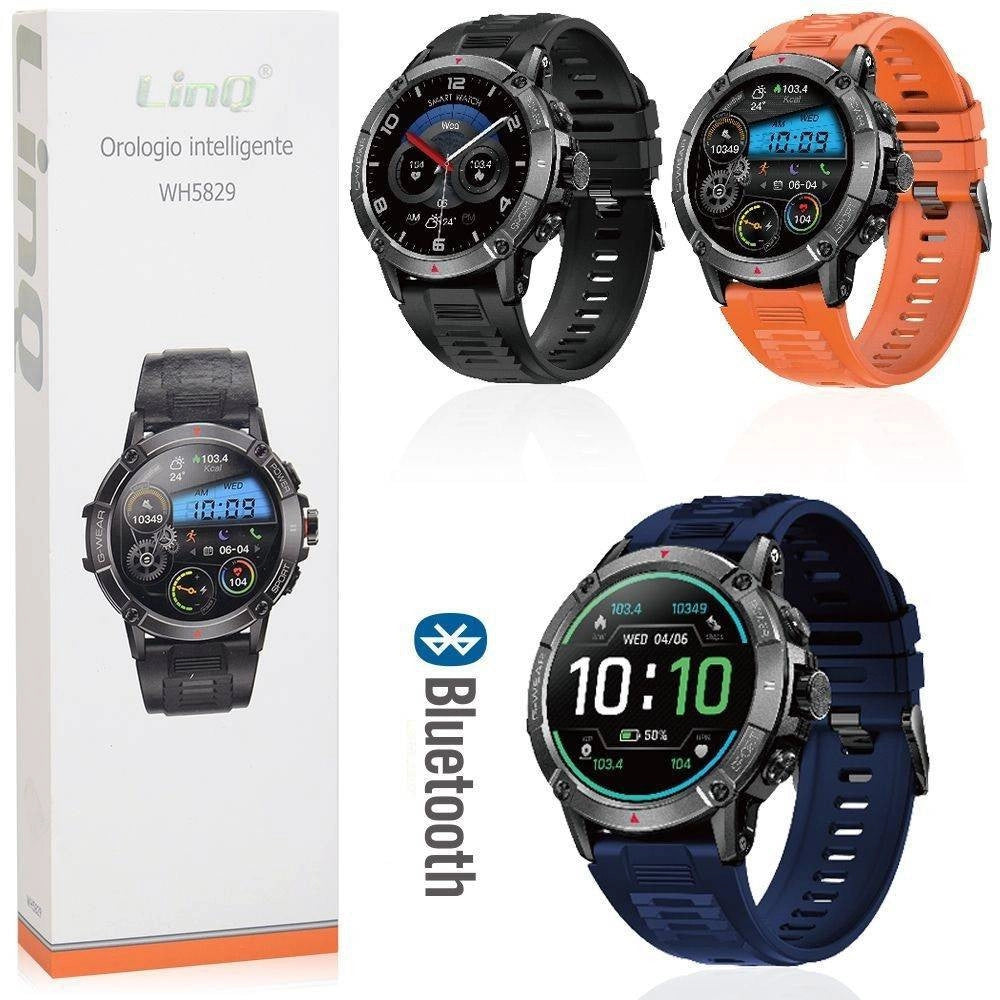 Trade Shop - Smartwatch Orologio Intelligente Bluetooth Smart Watch Sportivo Uomo Wh5829 -