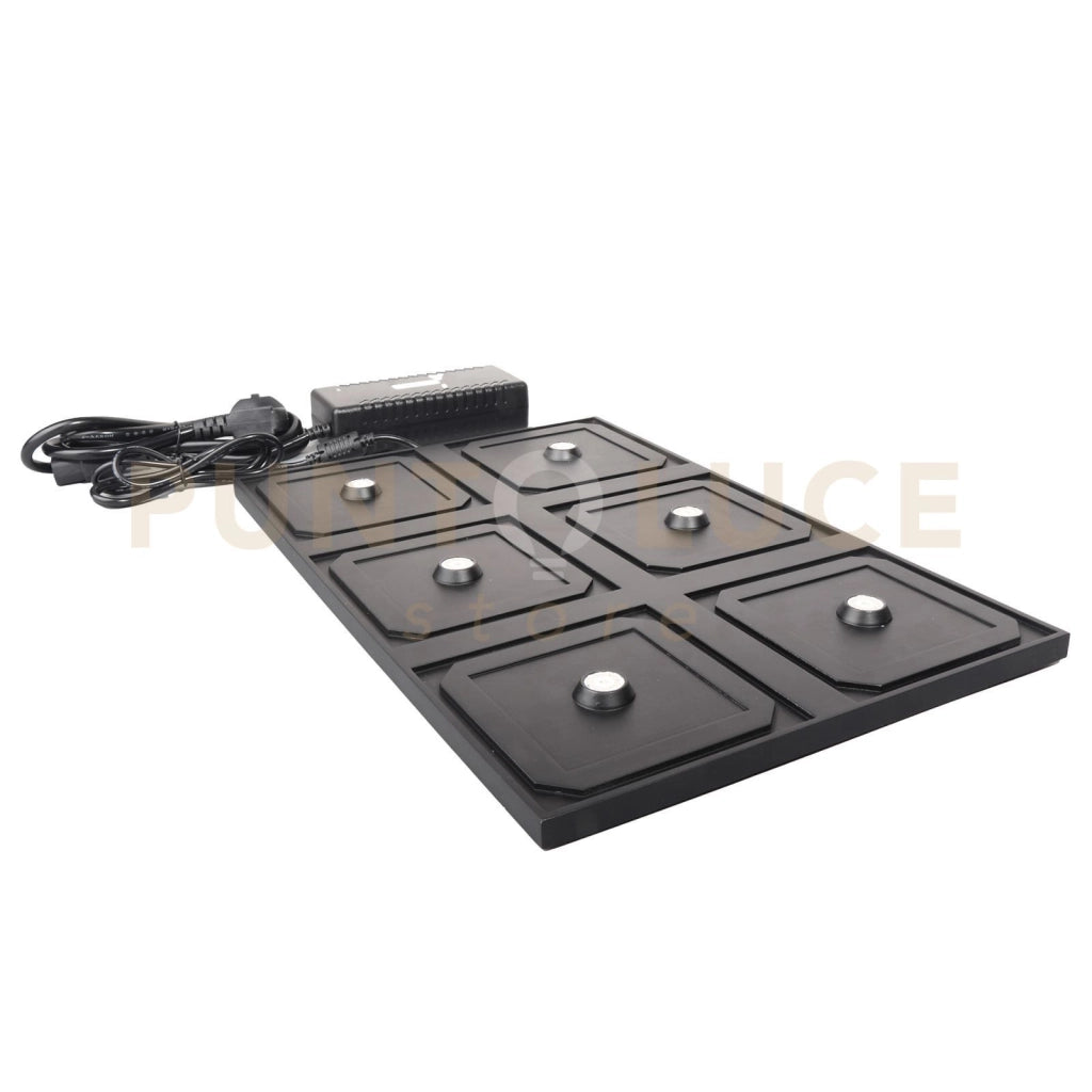 BASE DI RICARICA NERA PER LAMPADE DA TAVOLO DRINK 6 STAZIONI 5V 3A