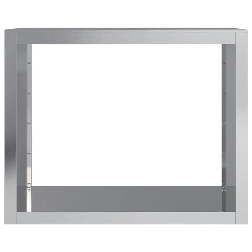 Portalegna 100 x 40 x 80 cm acciaio zincato grigio 02_0043703
