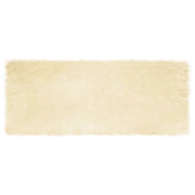 Tappeto in finta TAFALLA | Tappeto del soggiorno Crema 80 x 200 cm Poliestere