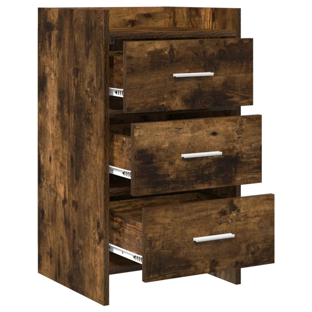 Comodini Rovere Fumo 40 x 36 x 70 cm Legno ingegnerizzato 8011031