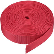 Cintura singola in nylon - 1 pollice - 10 yard - colore rosso acceso - per borse e zaini - materiale resistente e duraturo - cinghia