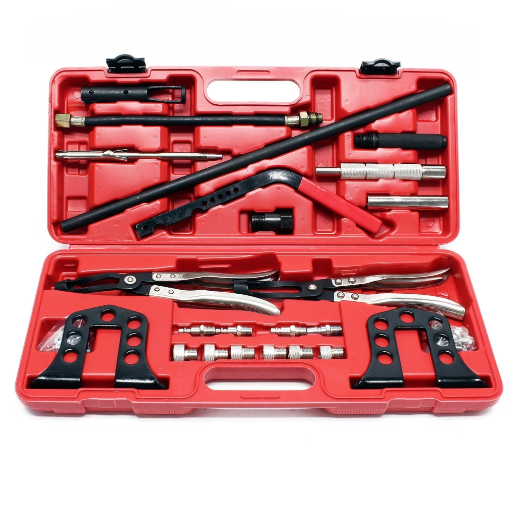 Set di attrezzi per molle e guarnizioni delle valvole motori 8 16 24 benzina diesel