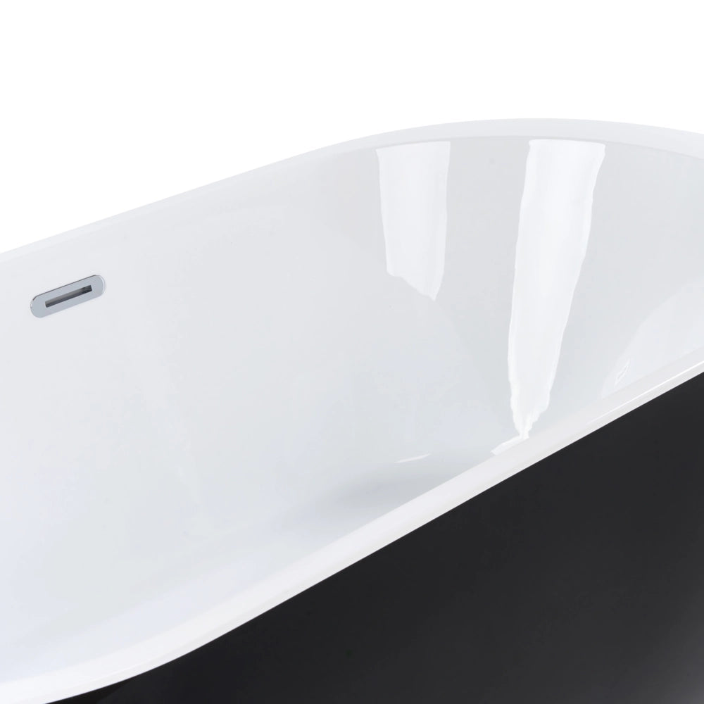 Moderna Vasca da Bagno Freestanding in Acrilico Sanitario 170 cm