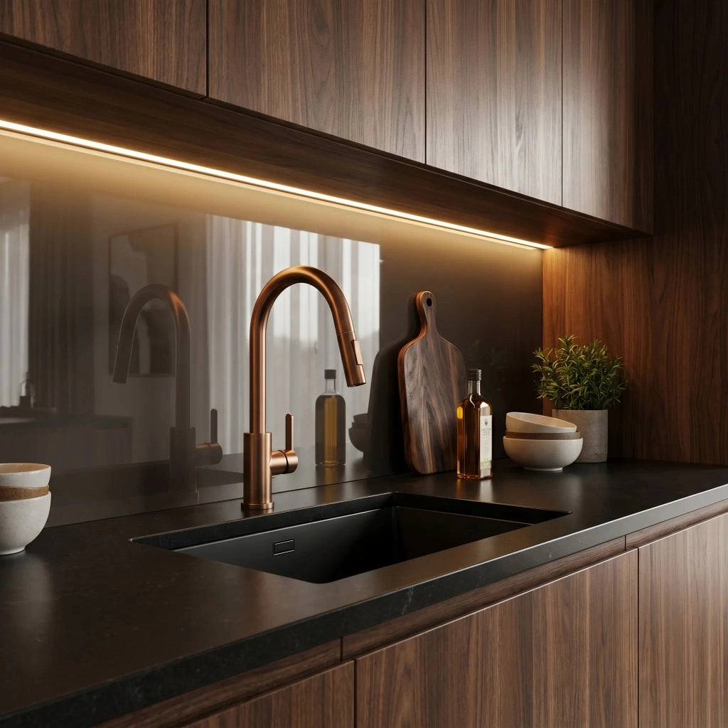 Rubinetto Da Cucina Rea Ontario Brush Copper