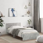 Giroletto Testiera Grigio Cemento 100x200 cm Legno Multistratocod mxl 86536